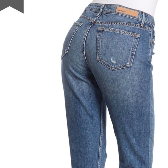 GRLFRND Kiara Distressed Tomboy Jeans Size 23 - Picture 3 of 7